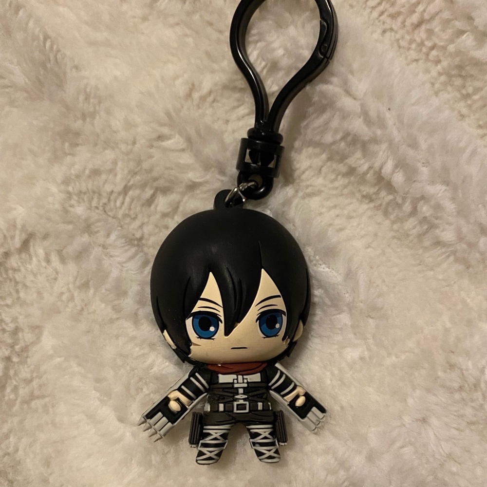 Mikasa Ackerman Figural Bag Clip Attack on Titan